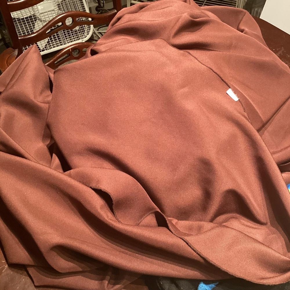 Source Unknown Rich Brown Dining Table Linen